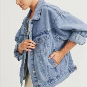 Mono B Oversized Denim Jacket sz S